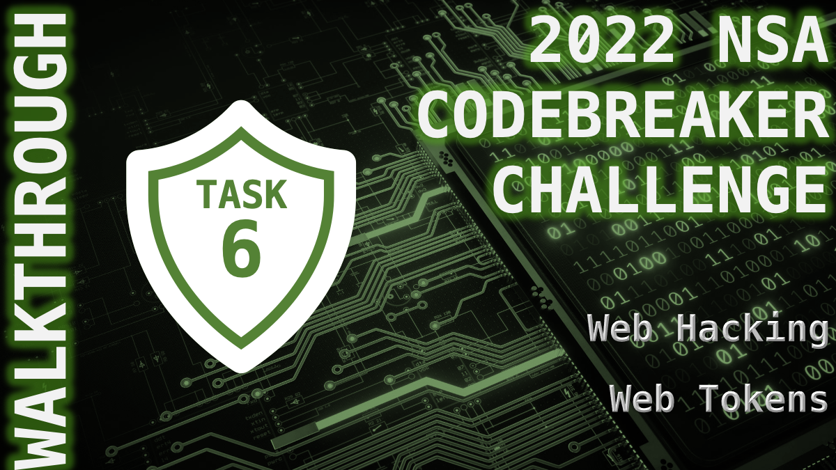 Task 6 - Gaining Access - (Web Hacking, JSON Web Tokens)